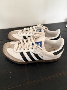 adidas Samba White, Black & Gum Low-Top Sneakers